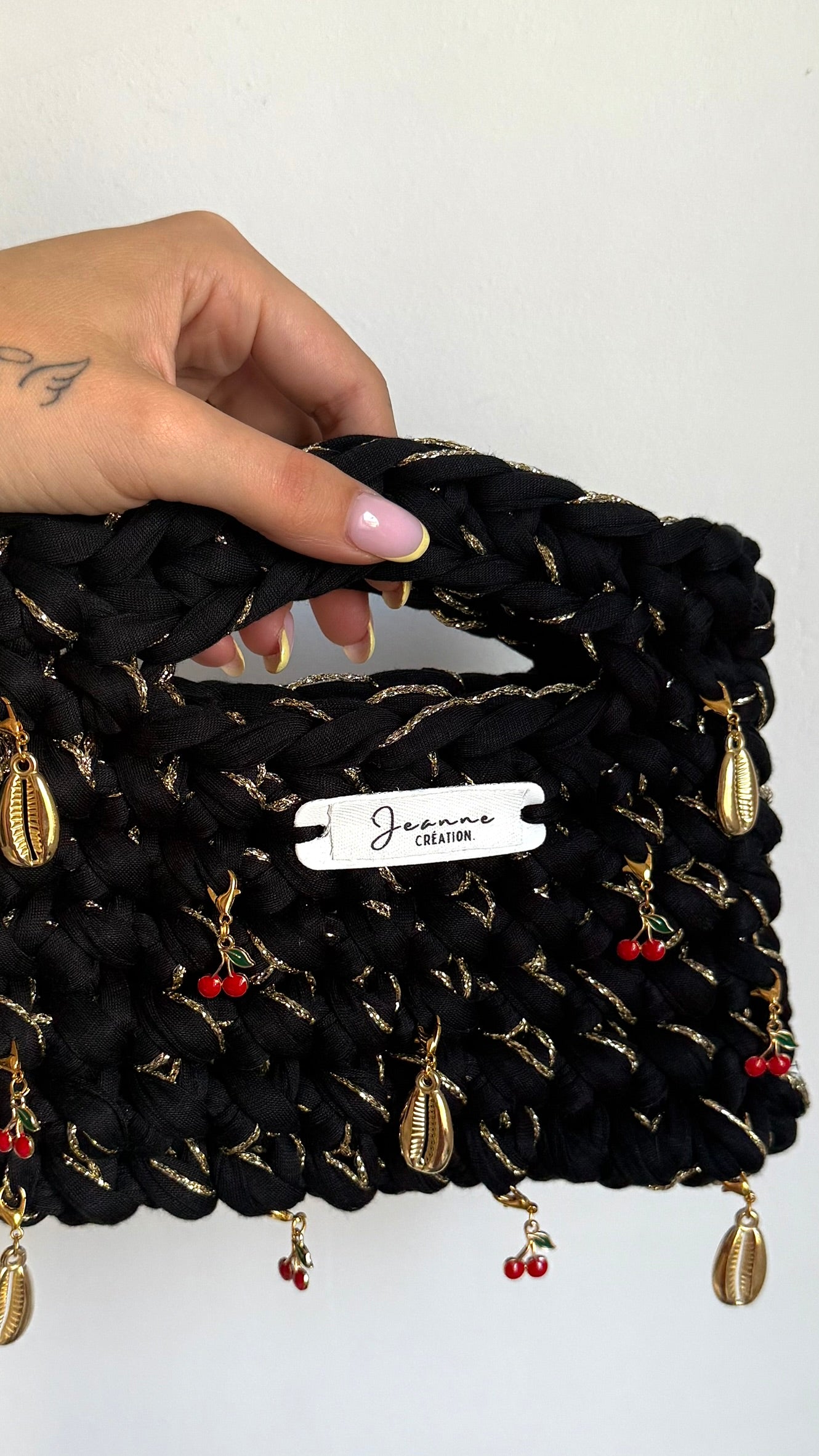 Sac Ibiza Noir - Jeanne Création.