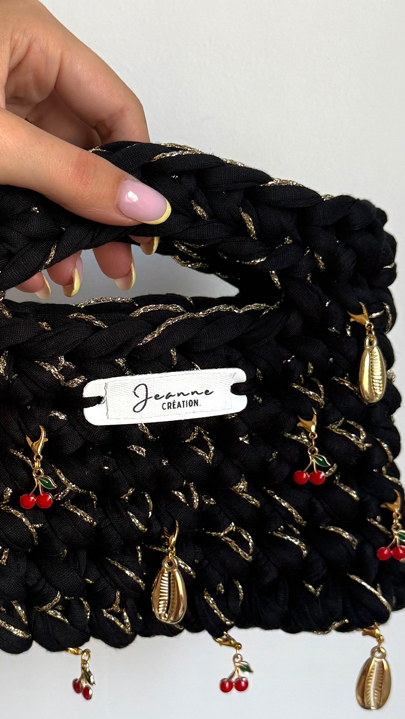 Sac Ibiza Noir - Jeanne Création.
