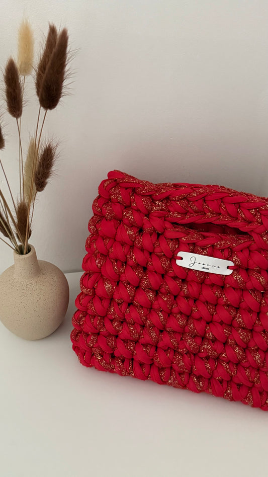 Sac Rouge Paillette