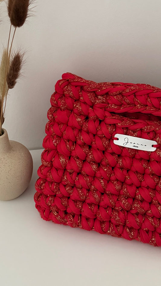 Sac Rouge Paillette